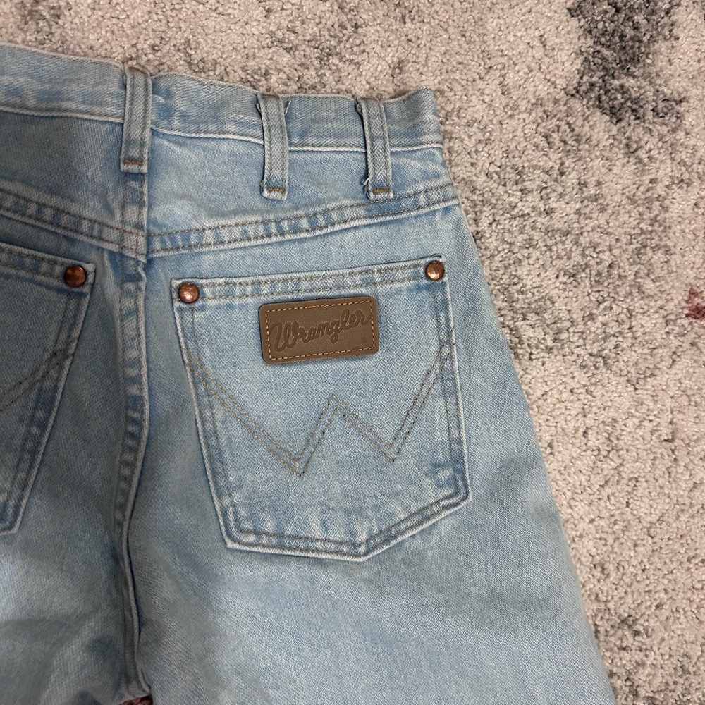 Wrangler Men's Sky Blue Straight Jeans
